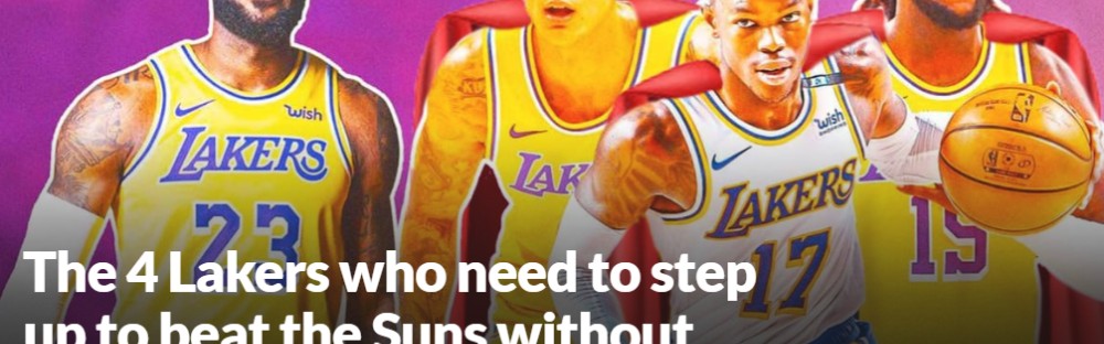  浓眉哥统治禁区湖人轻取雷霆巩固西部第八  